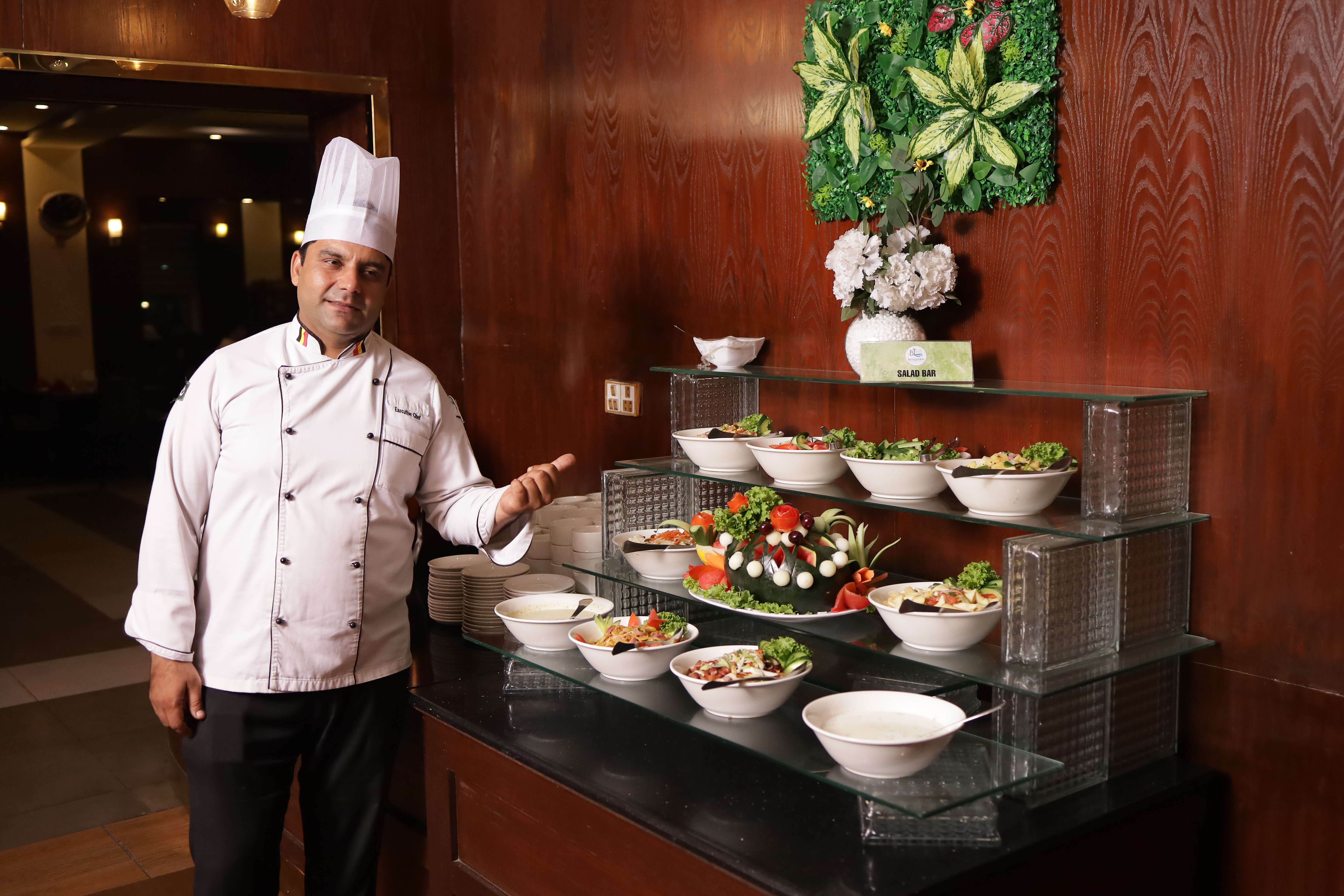 Executive chef in action